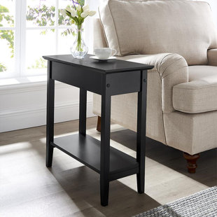 Tall skinny side table discount
